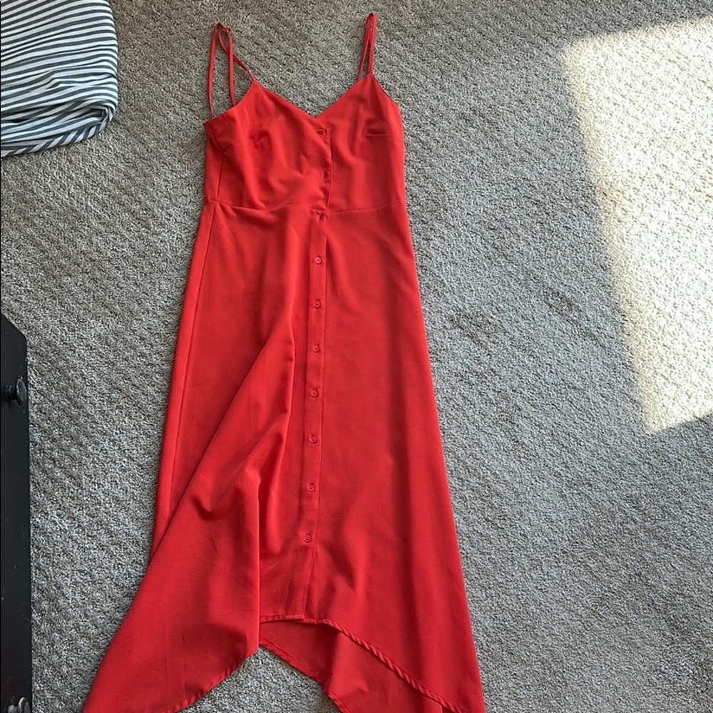 Red dress
